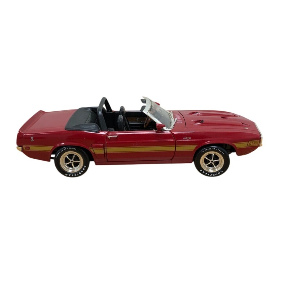 Shelby GT 500 Diecast Model Car Collectors Red Gold Stripes GT500 Utah